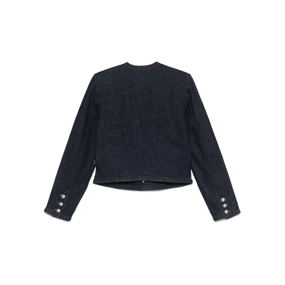 Denim Jacket in Dark Blue sold by Lord & Taylor product image thumbnail 2