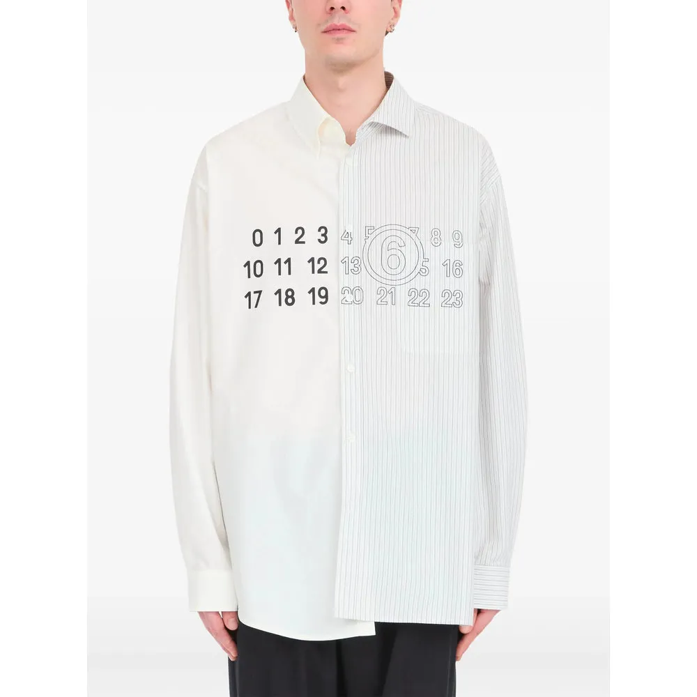 Shirt with Signature Numbers Motif sold by Lord & Taylor
