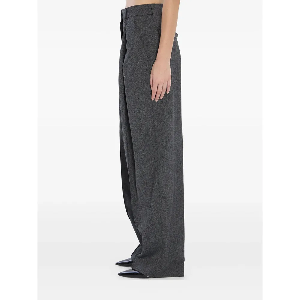 Dark Grey Front Pleat Trousers sold by Lord & Taylor product image thumbnail 3