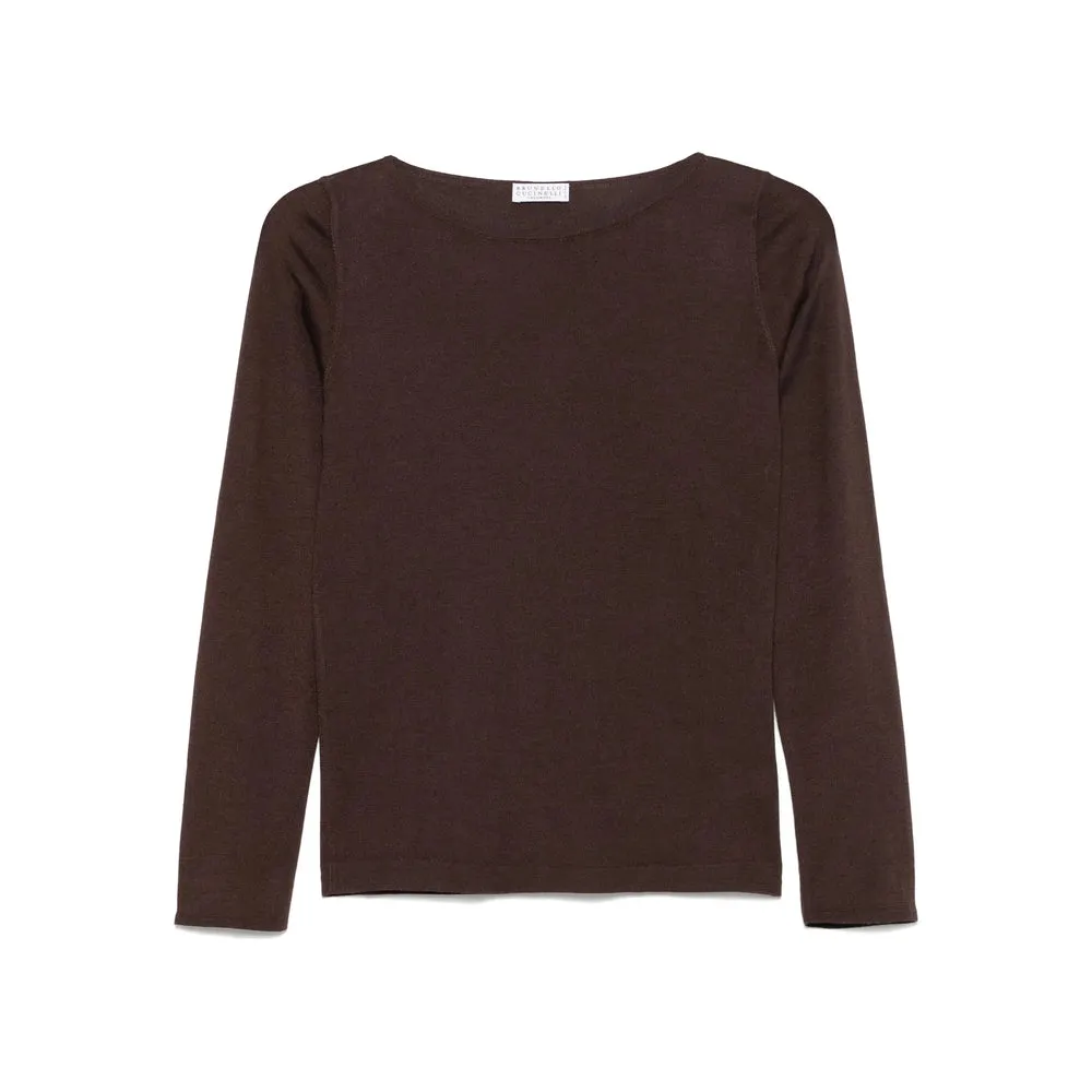 Brunello Cucinelli Coffee Brown Sweater sold by Lord & Taylor