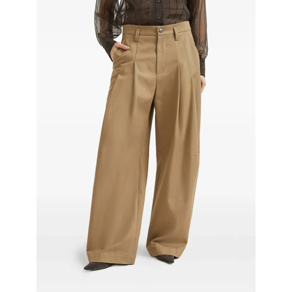 Brunello Cucinelli High-Waisted Trousers sold by Lord & Taylor product image thumbnail 3