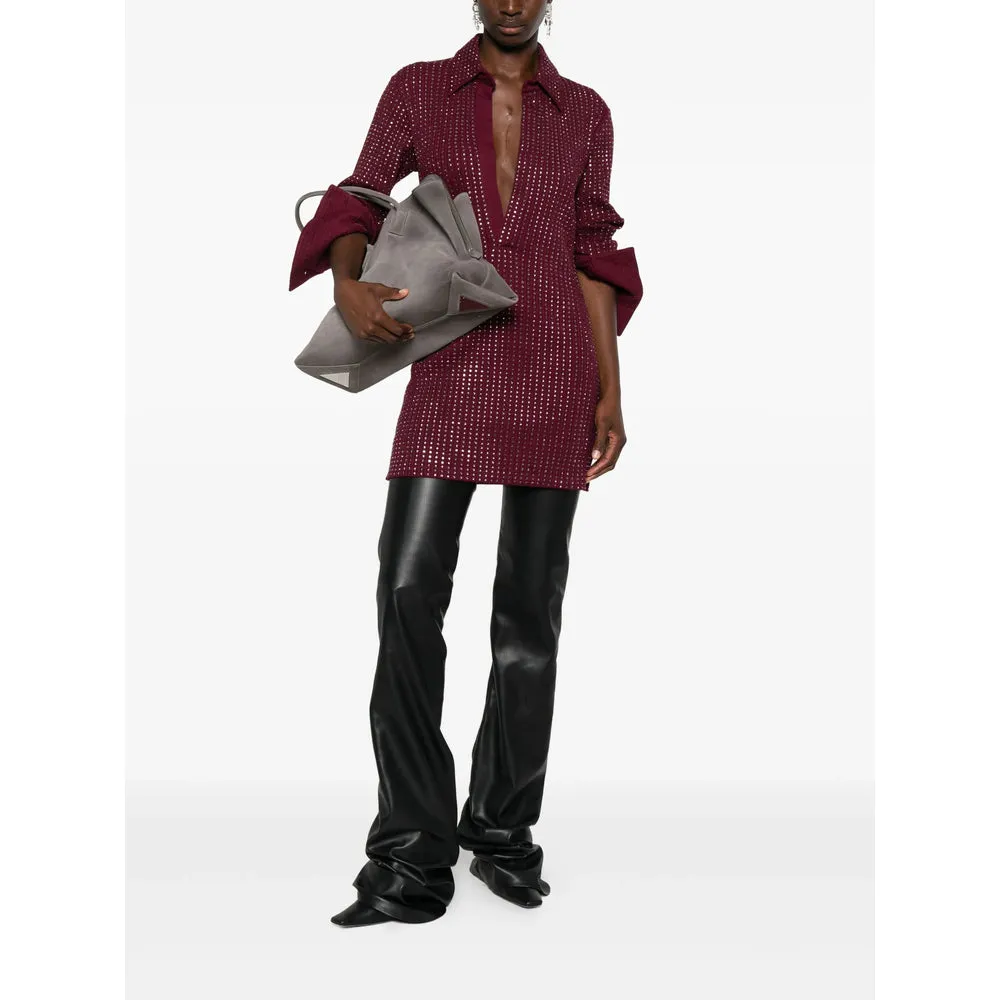 Burgundy Crystal Embellished Dress sold by Lord & Taylor product image thumbnail 2