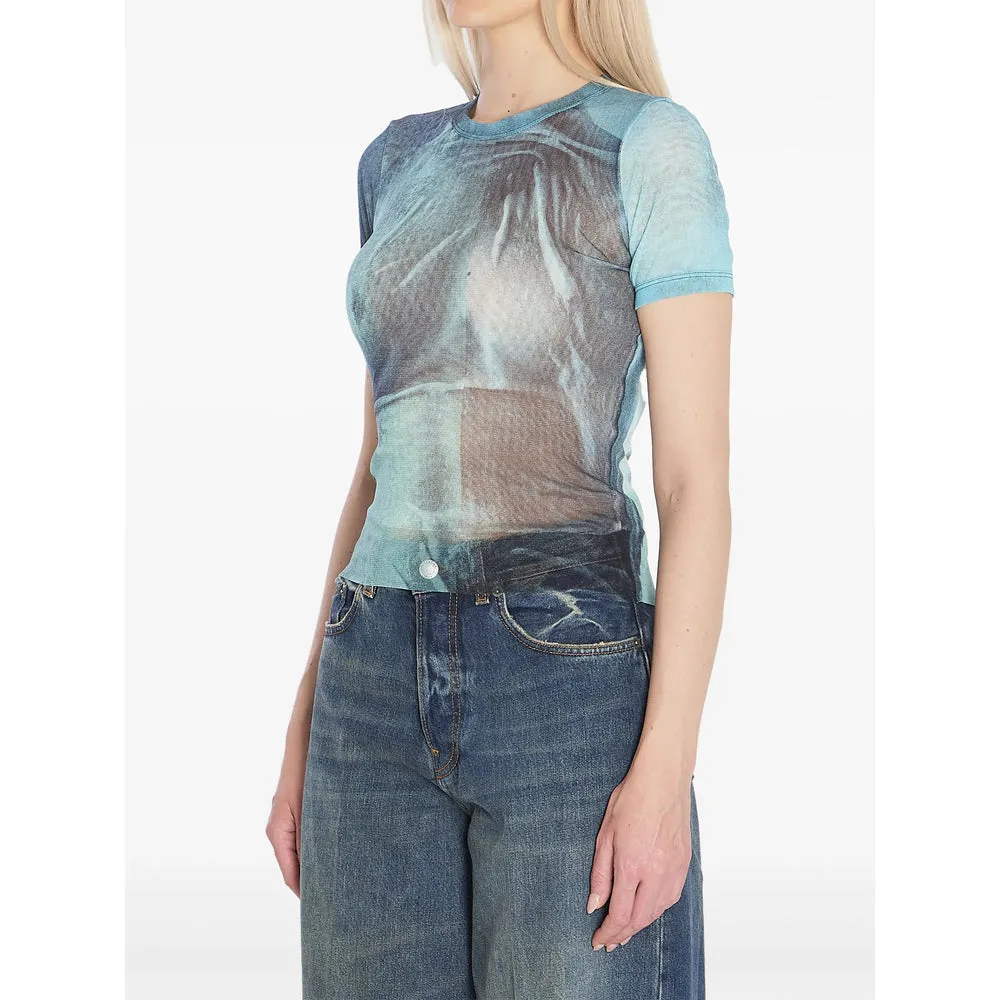 Jean Paul Gaultier Light Blue Top sold by Lord & Taylor product image thumbnail 4