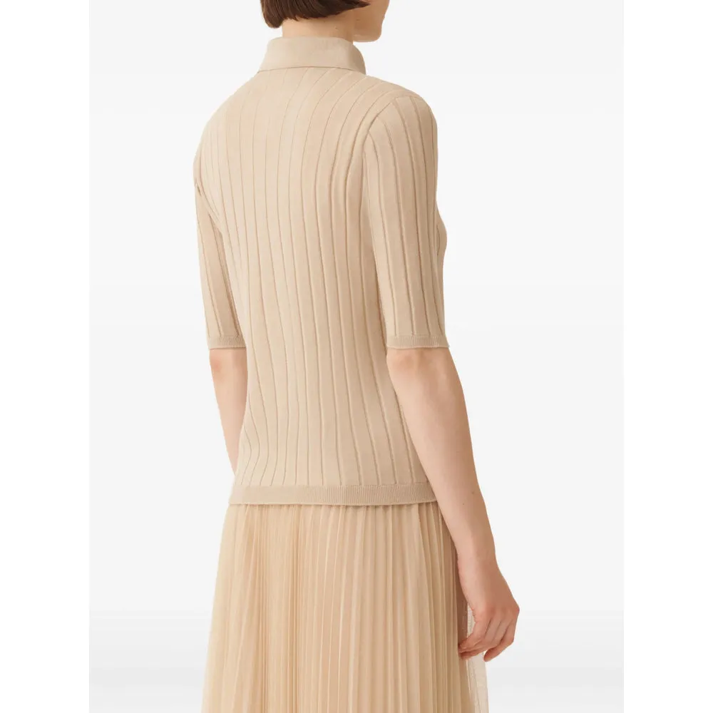 Beige Ribbed Knit Sweater sold by Lord & Taylor product image thumbnail 3