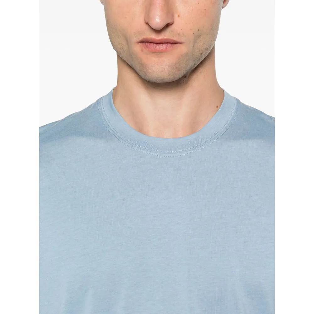 Light Blue Crew Neck T-Shirt sold by Lord & Taylor product image thumbnail 2