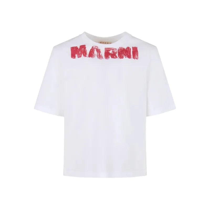 Marni Logo Embroidered T-Shirt sold by Lord & Taylor