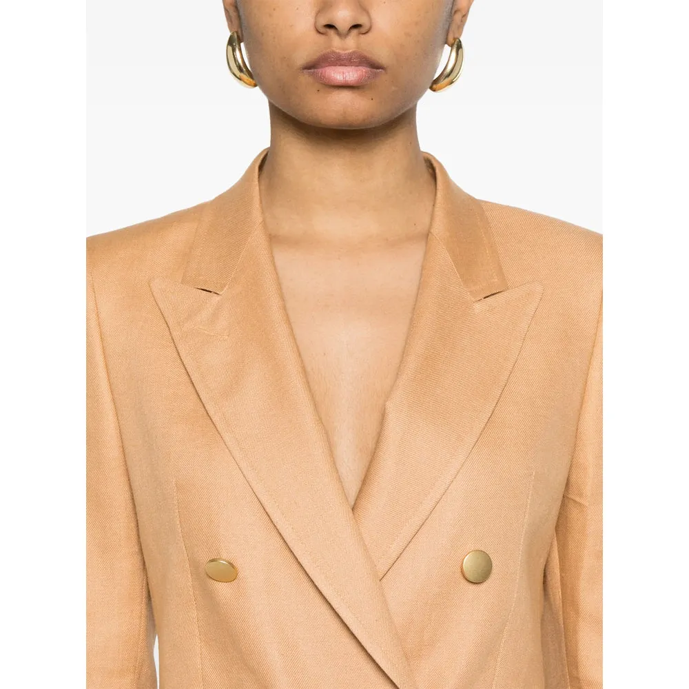 Light Brown Double-Breasted Jacket sold by Lord & Taylor product image thumbnail 4