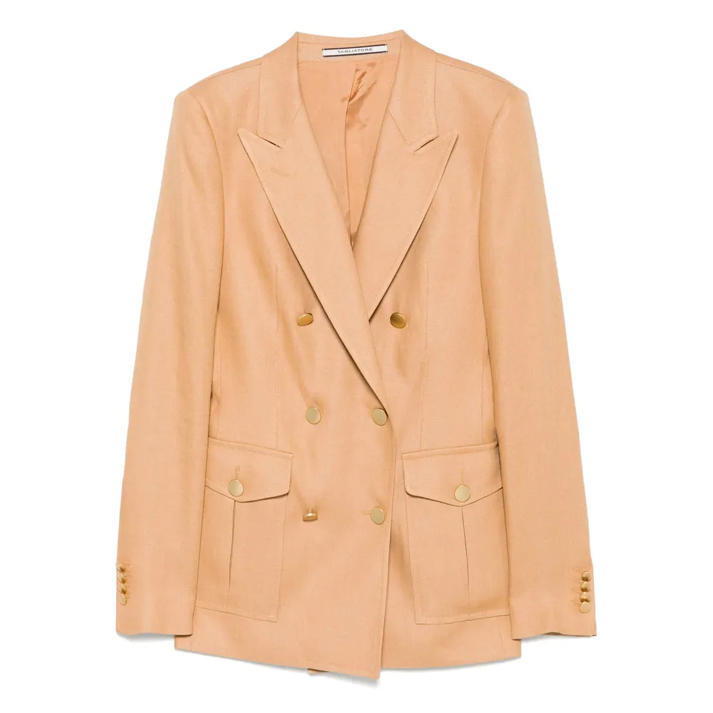 Light Brown Double-Breasted Jacket sold by Lord & Taylor