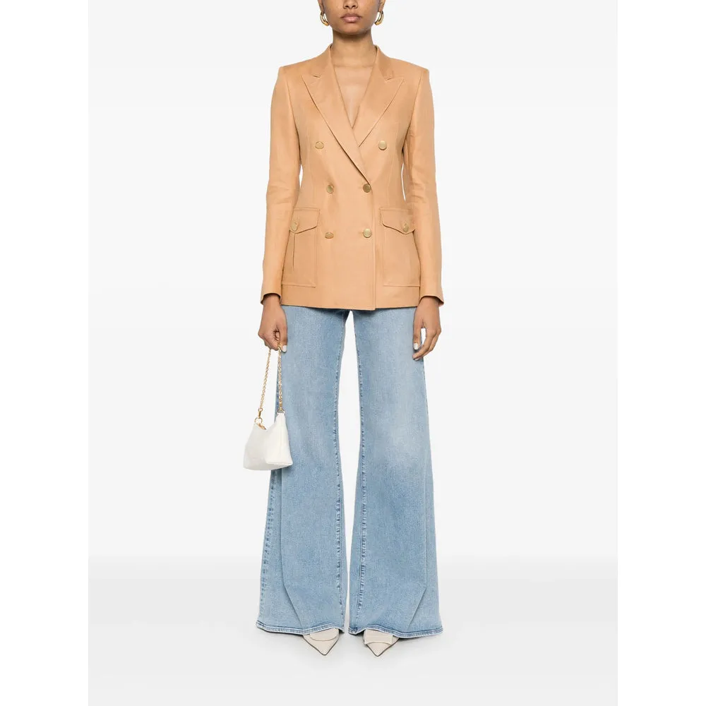 Light Brown Double-Breasted Jacket sold by Lord & Taylor product image thumbnail 5