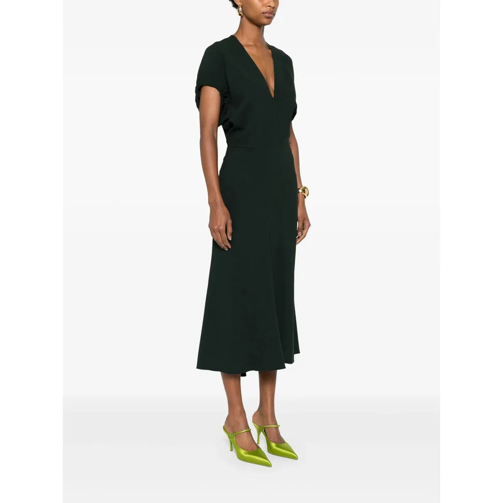 Victoria Beckham Dark Green Dress sold by Lord & Taylor product image thumbnail 4