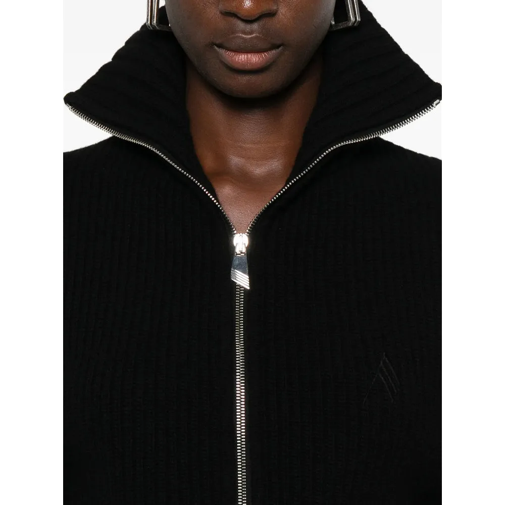 The Attico Black Cropped Sweater sold by Lord & Taylor product image thumbnail 5