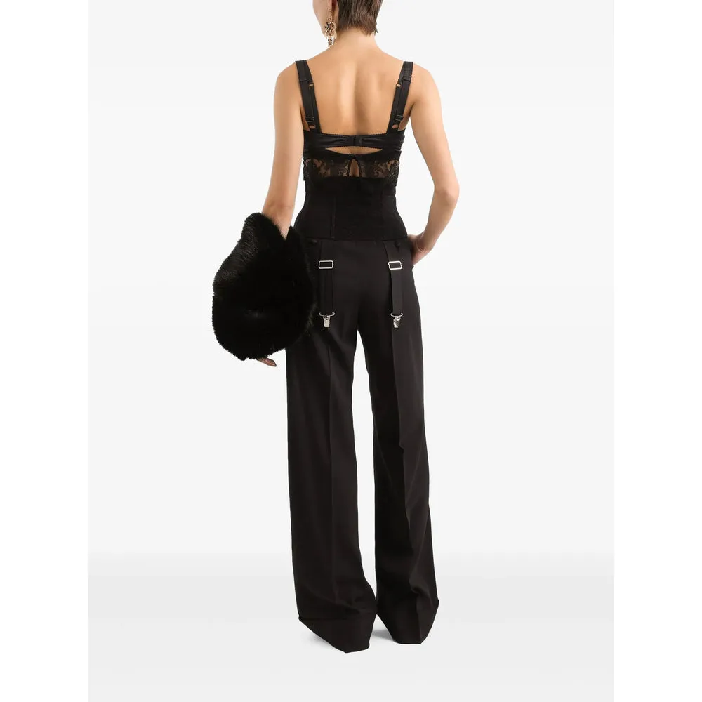 Dolce & Gabbana High-Waisted Trousers sold by Lord & Taylor product image thumbnail 4