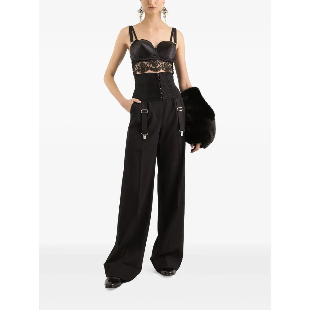 Dolce & Gabbana High-Waisted Trousers sold by Lord & Taylor product image thumbnail 3