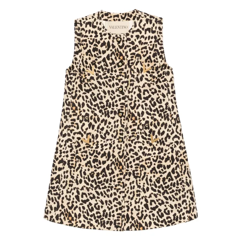 Valentino Leopard Print Waistcoat sold by Lord & Taylor