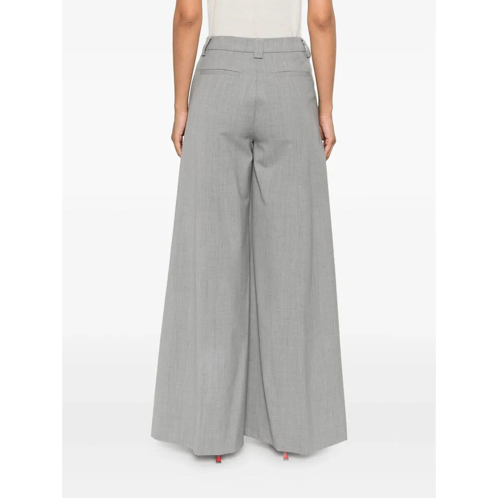 TheLatest Grey Pleated Wide Leg Trousers sold by Lord & Taylor product image thumbnail 4