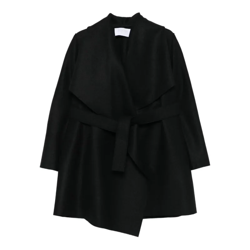Harris Wharf London Black Wrap Coat sold by Lord & Taylor