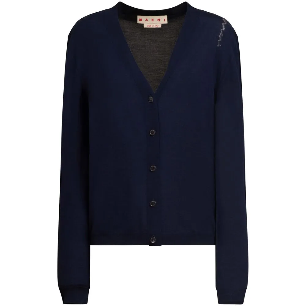 Marni Navy Blue Sweater sold by Lord & Taylor