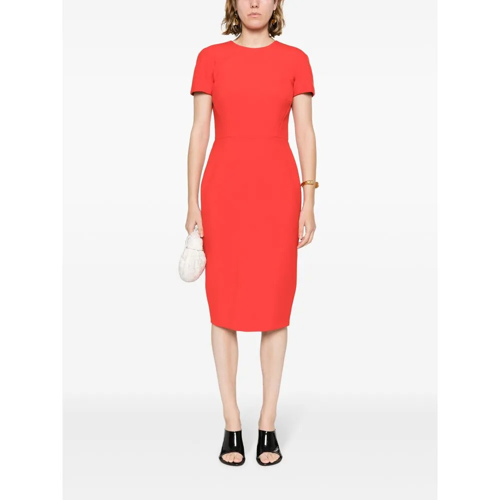 Victoria Beckham Bright Red Dress sold by Lord & Taylor product image thumbnail 5