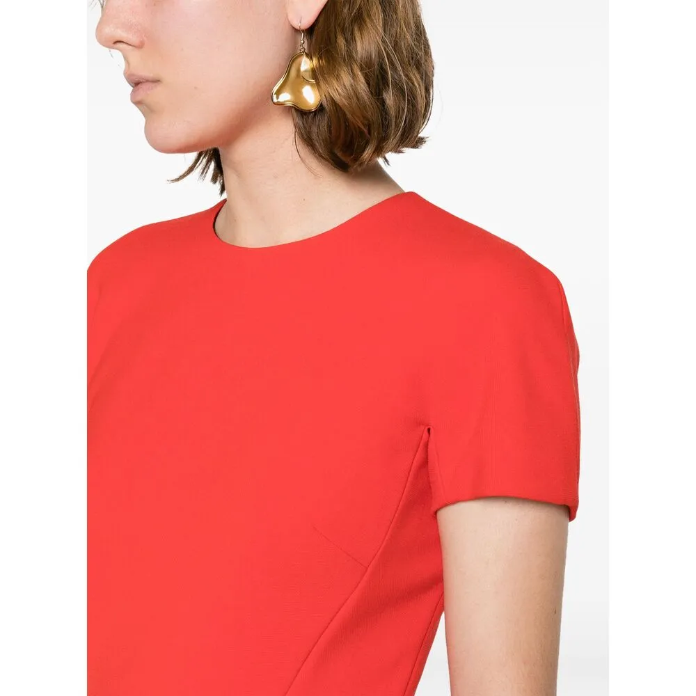 Victoria Beckham Bright Red Dress sold by Lord & Taylor product image thumbnail 3