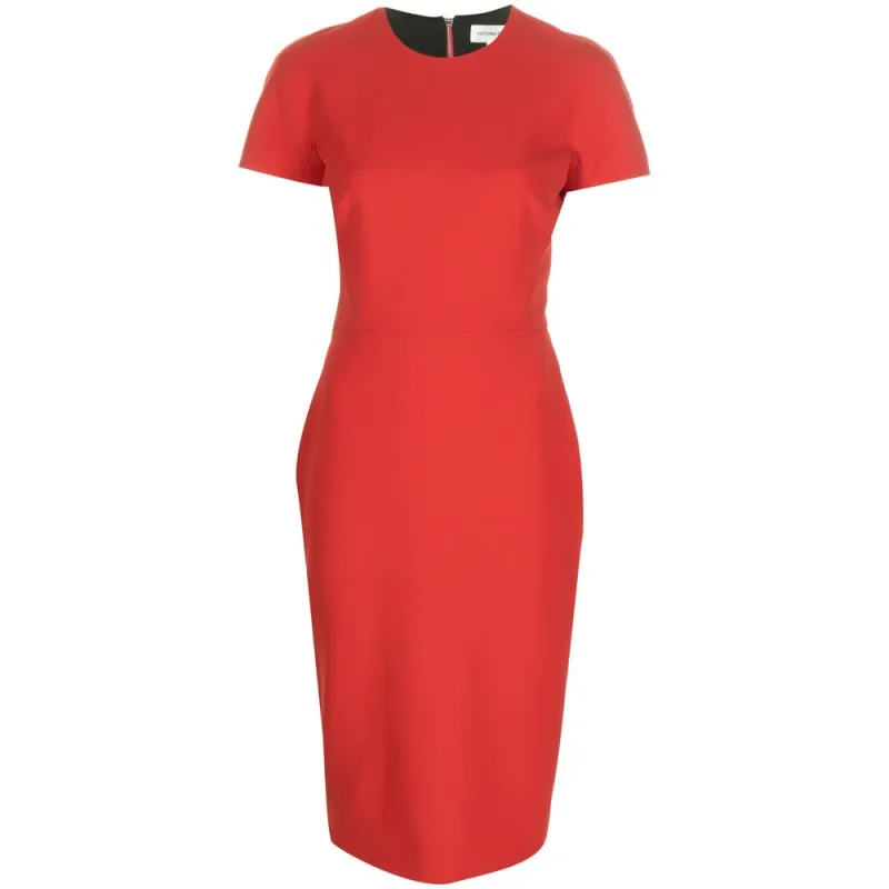 Victoria Beckham Bright Red Dress sold by Lord & Taylor