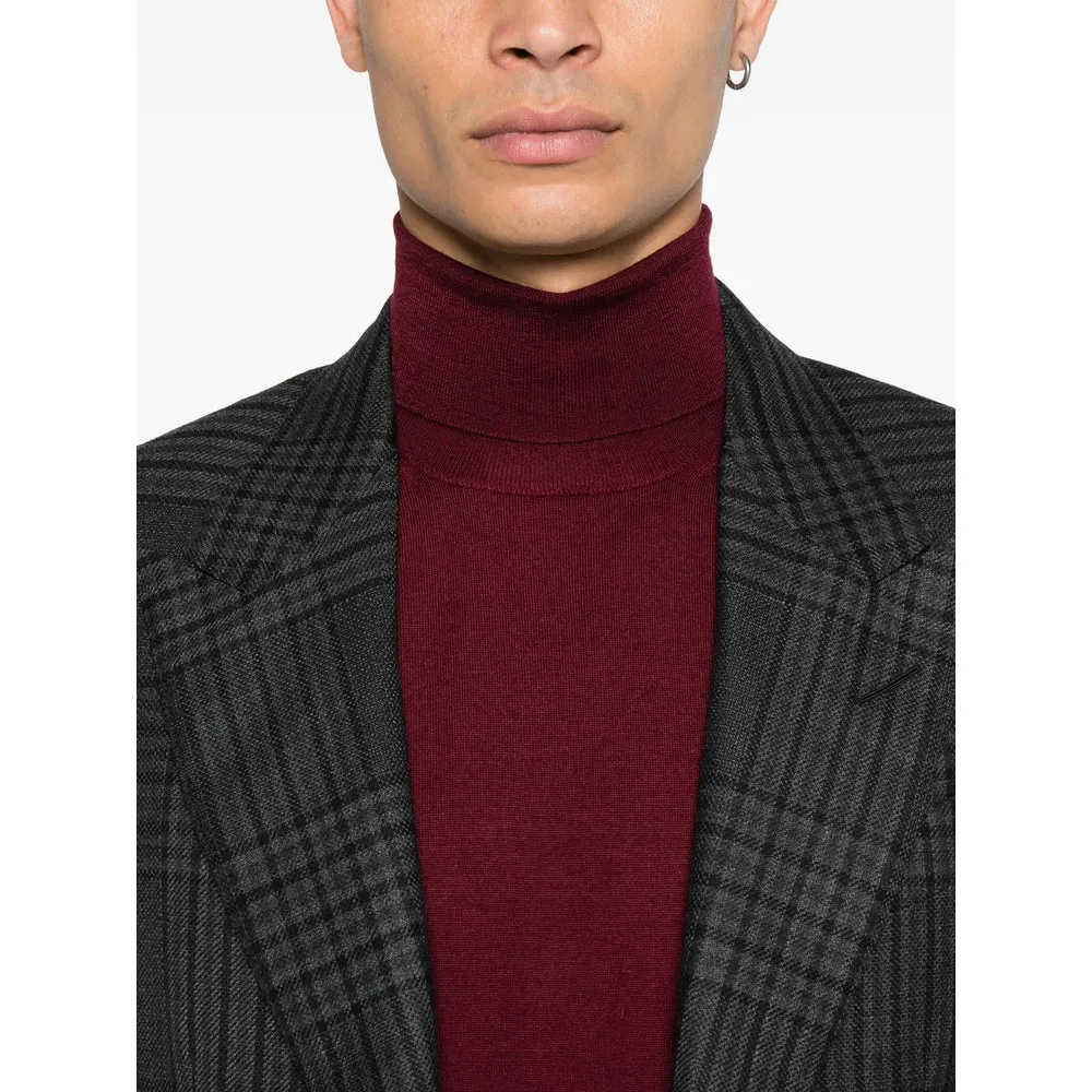 Burgundy Roll Neck Sweater sold by Lord & Taylor product image thumbnail 5