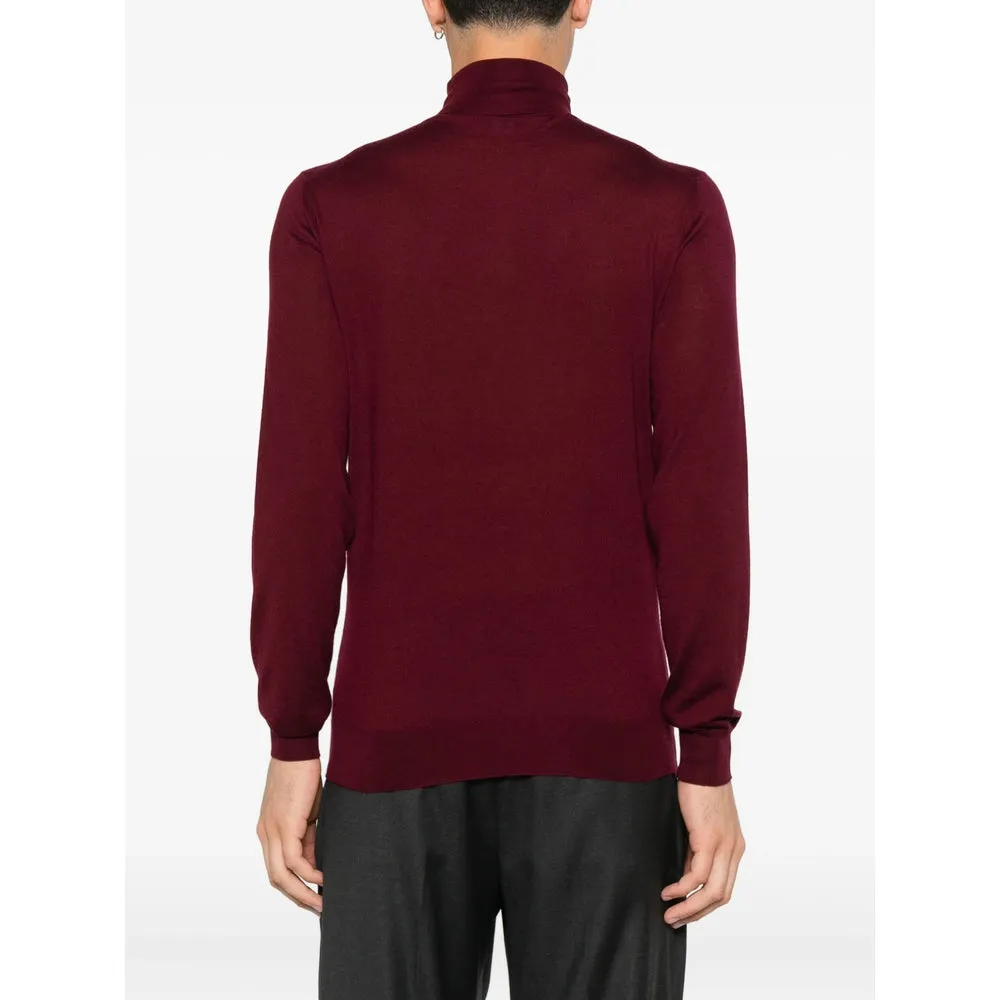 Burgundy Roll Neck Sweater sold by Lord & Taylor product image thumbnail 4