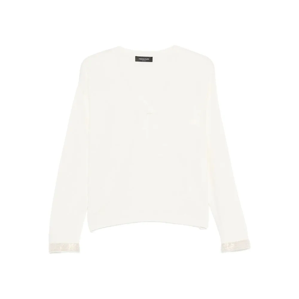 Fabiana Filippi White Sweater sold by Lord & Taylor