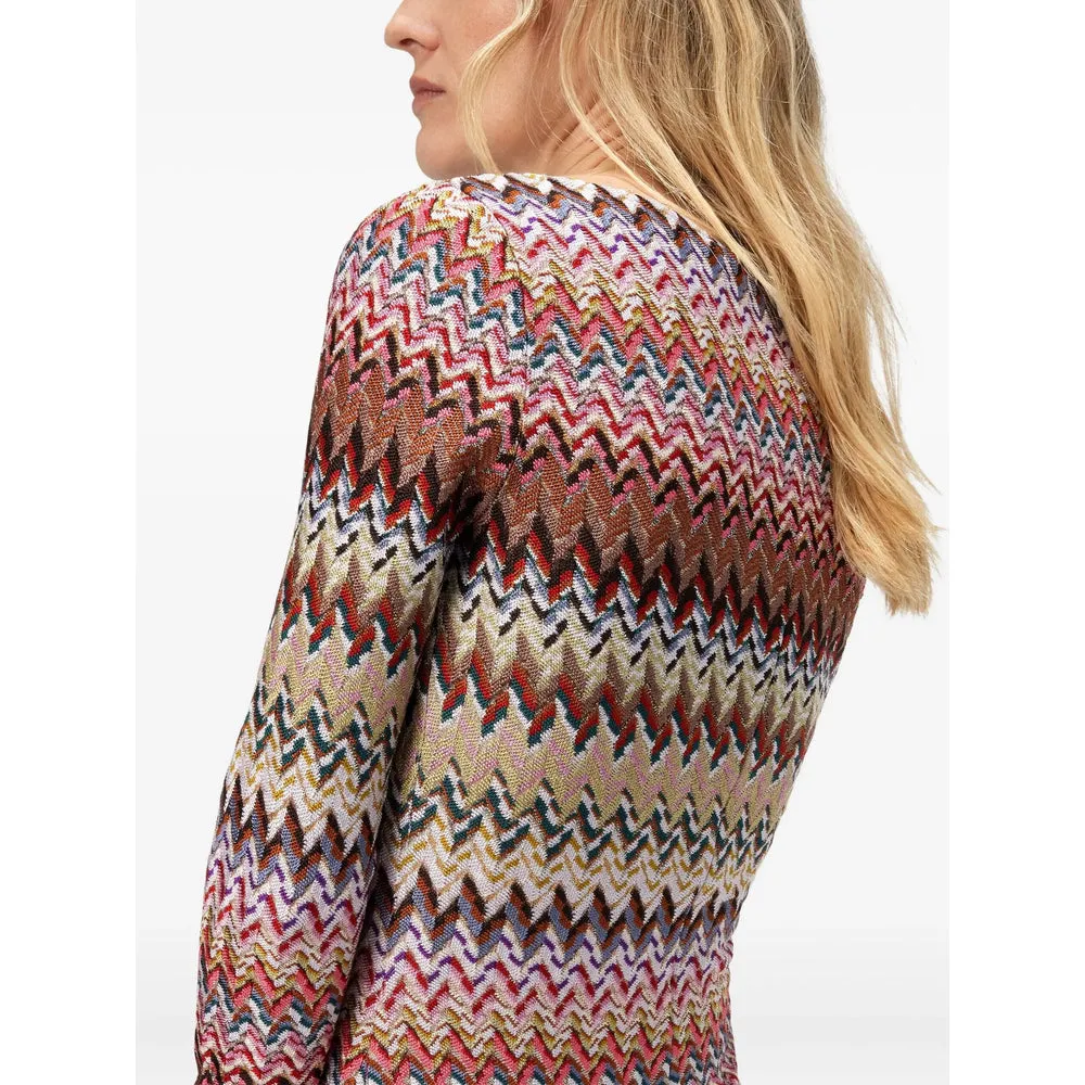 Missoni Brown Long Sleeve Dress sold by Lord & Taylor product image thumbnail 3