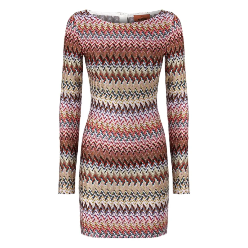 Missoni Brown Long Sleeve Dress sold by Lord & Taylor
