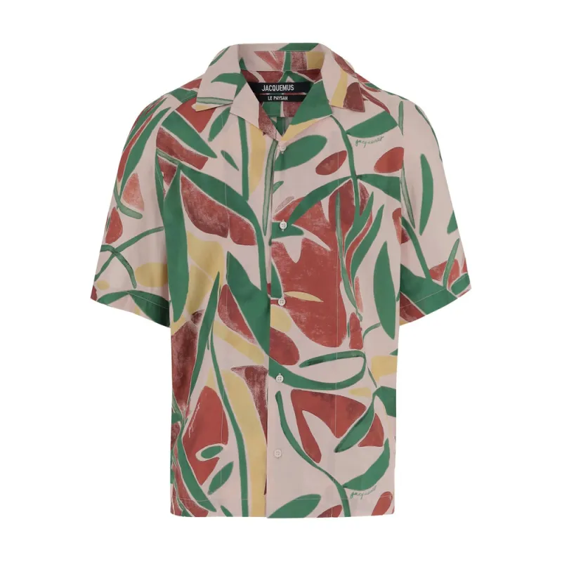 Jacquemus Multi-Colour Abstract Print Shirt sold by Lord & Taylor