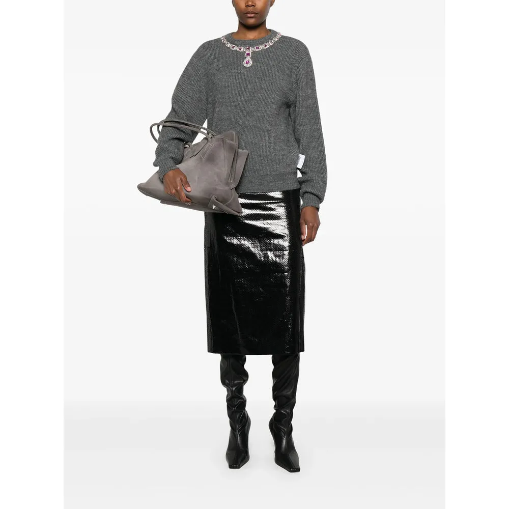 Moschino Grey Sweater with Jewel Embellishment sold by Lord & Taylor product image thumbnail 3