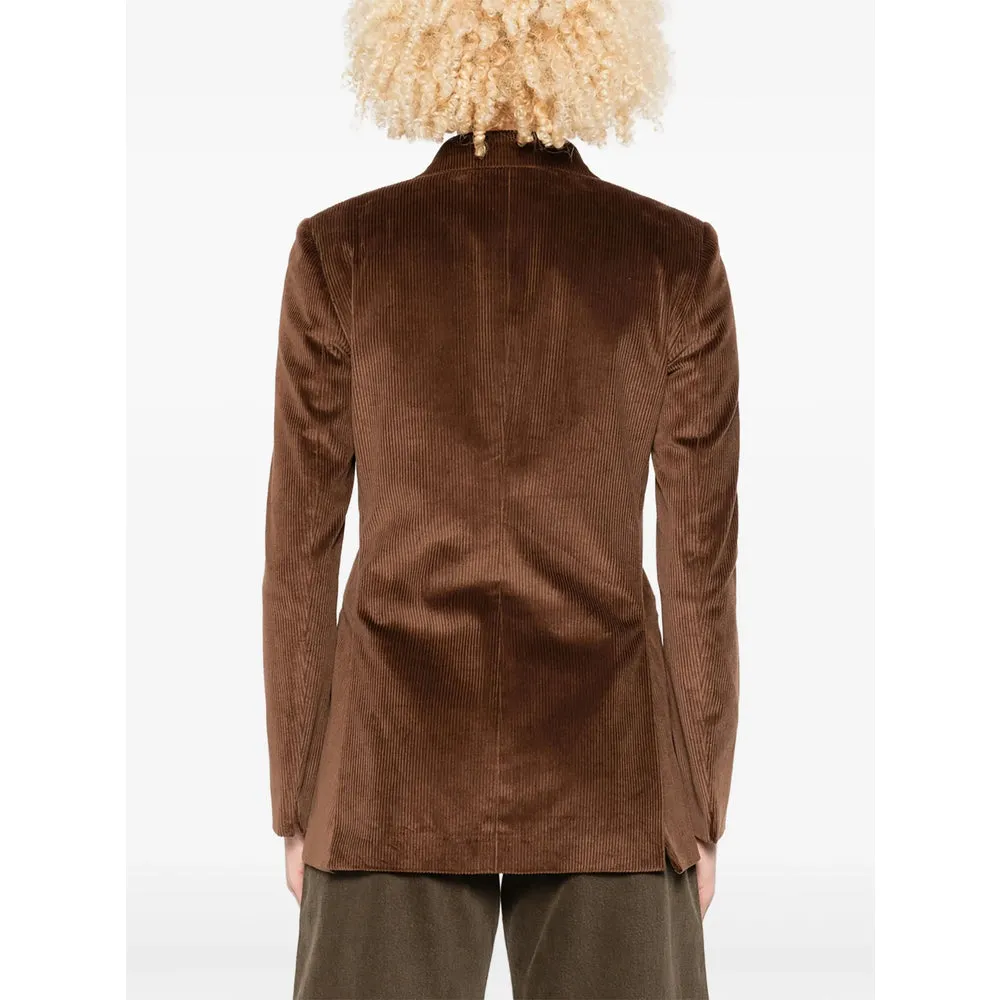 Brown Corduroy Double-Breasted Jacket sold by Lord & Taylor product image thumbnail 5