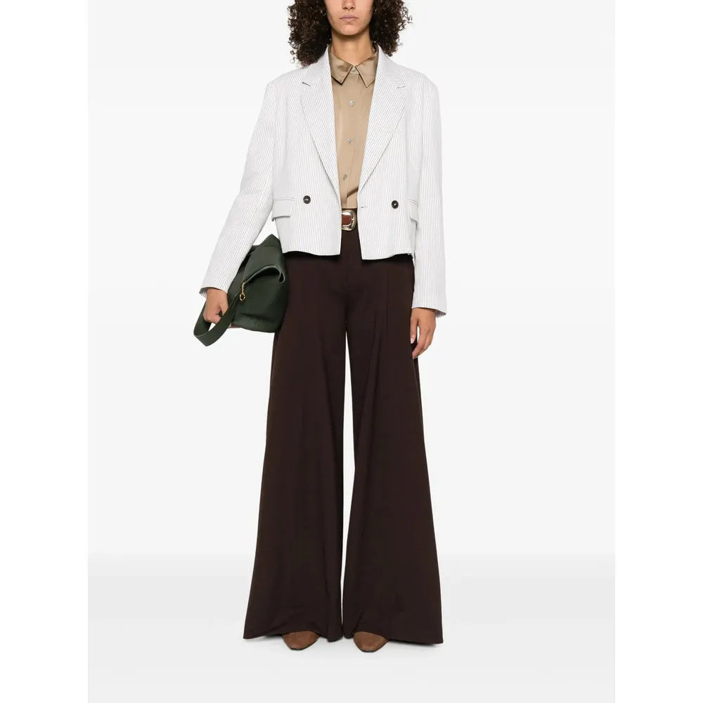 TheLatest Brown Pleated Wide Leg Trousers sold by Lord & Taylor product image thumbnail 5