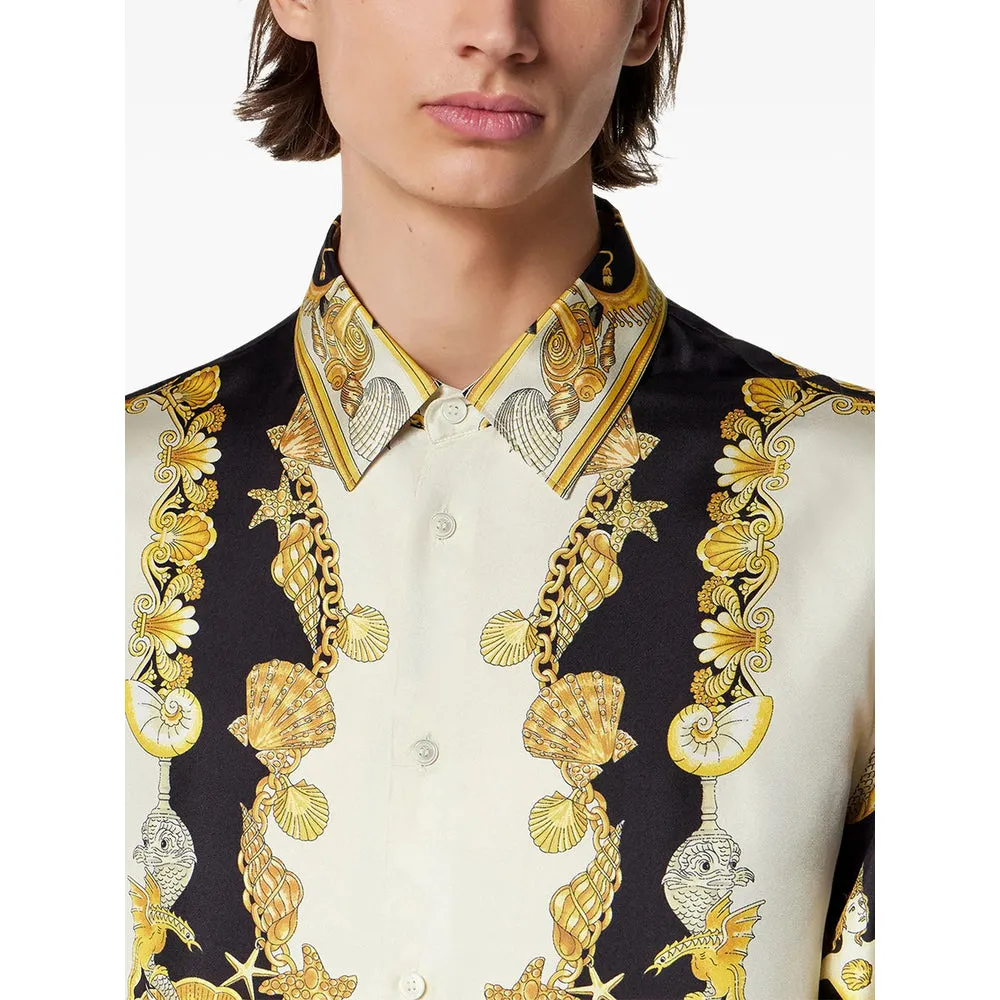 Versace Coral Theatre Print Shirt sold by Lord & Taylor product image thumbnail 3