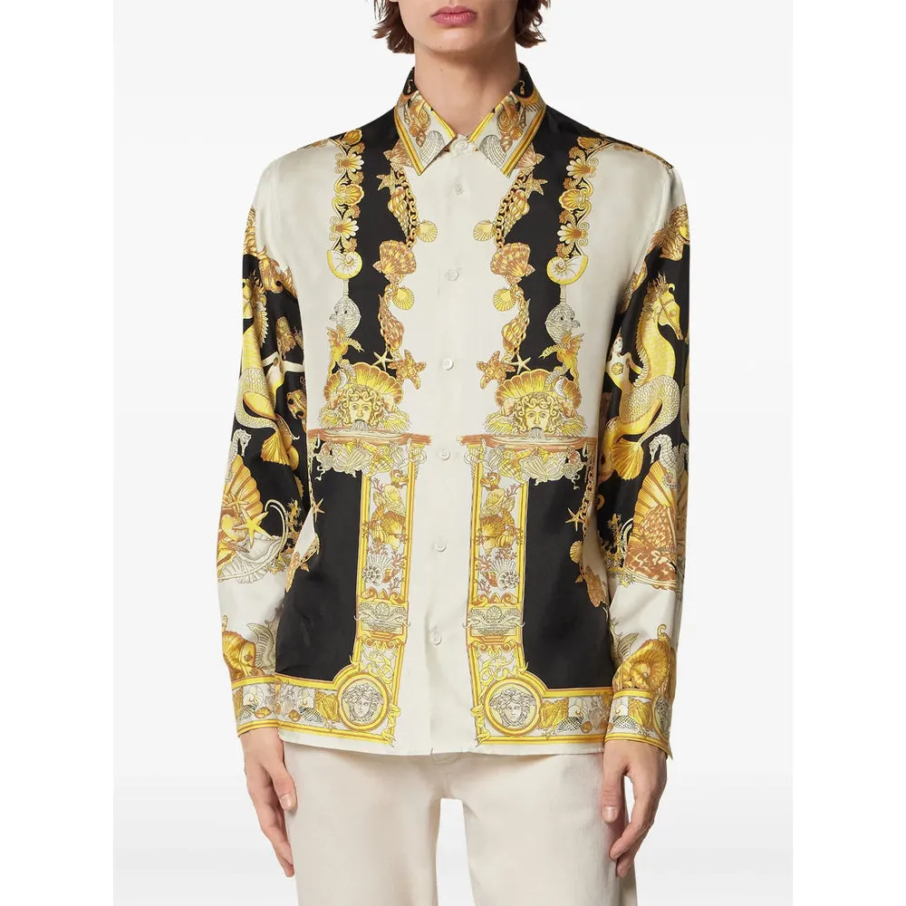 Versace Coral Theatre Print Shirt sold by Lord & Taylor product image thumbnail 2