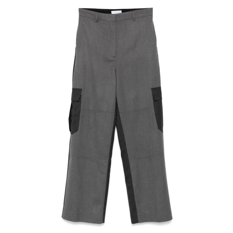 Stella McCartney High-Rise Straight Leg Pants made by Stella McCartney