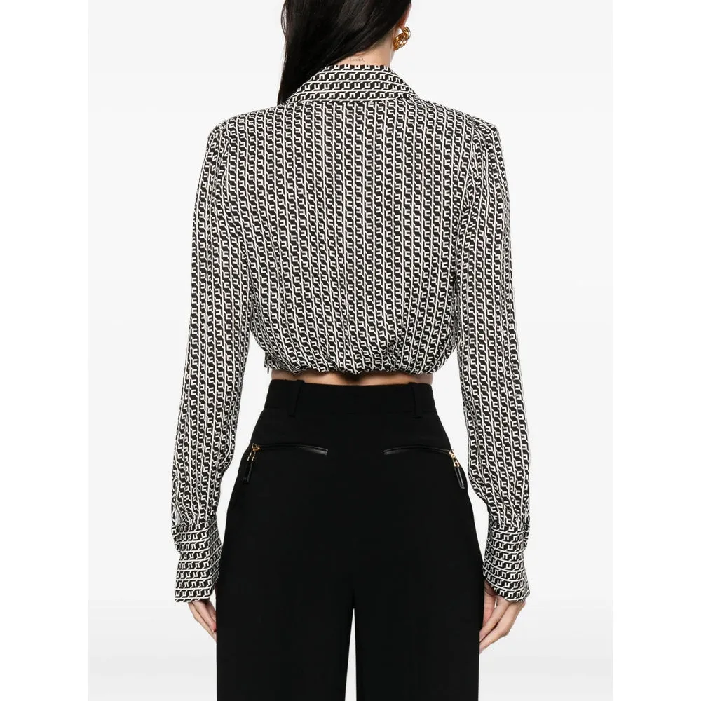 Elisabetta Franchi Chain Print Shirt sold by Lord & Taylor product image thumbnail 4