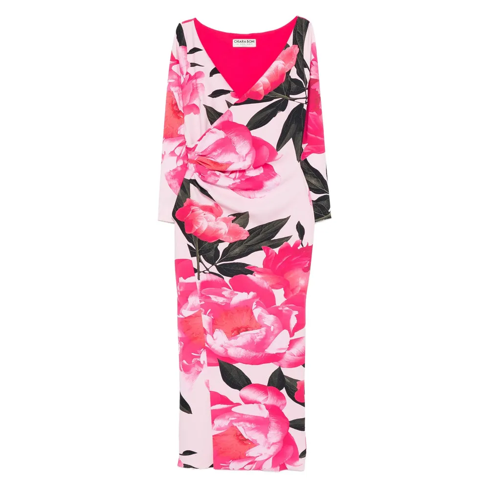 Chiara Boni Floral Wrap Dress sold by Lord & Taylor
