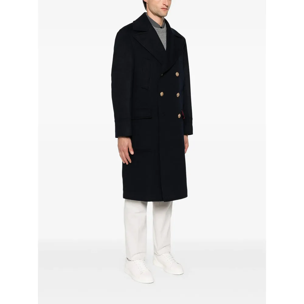Brunello Cucinelli Navy Blue Coat sold by Lord & Taylor product image thumbnail 5