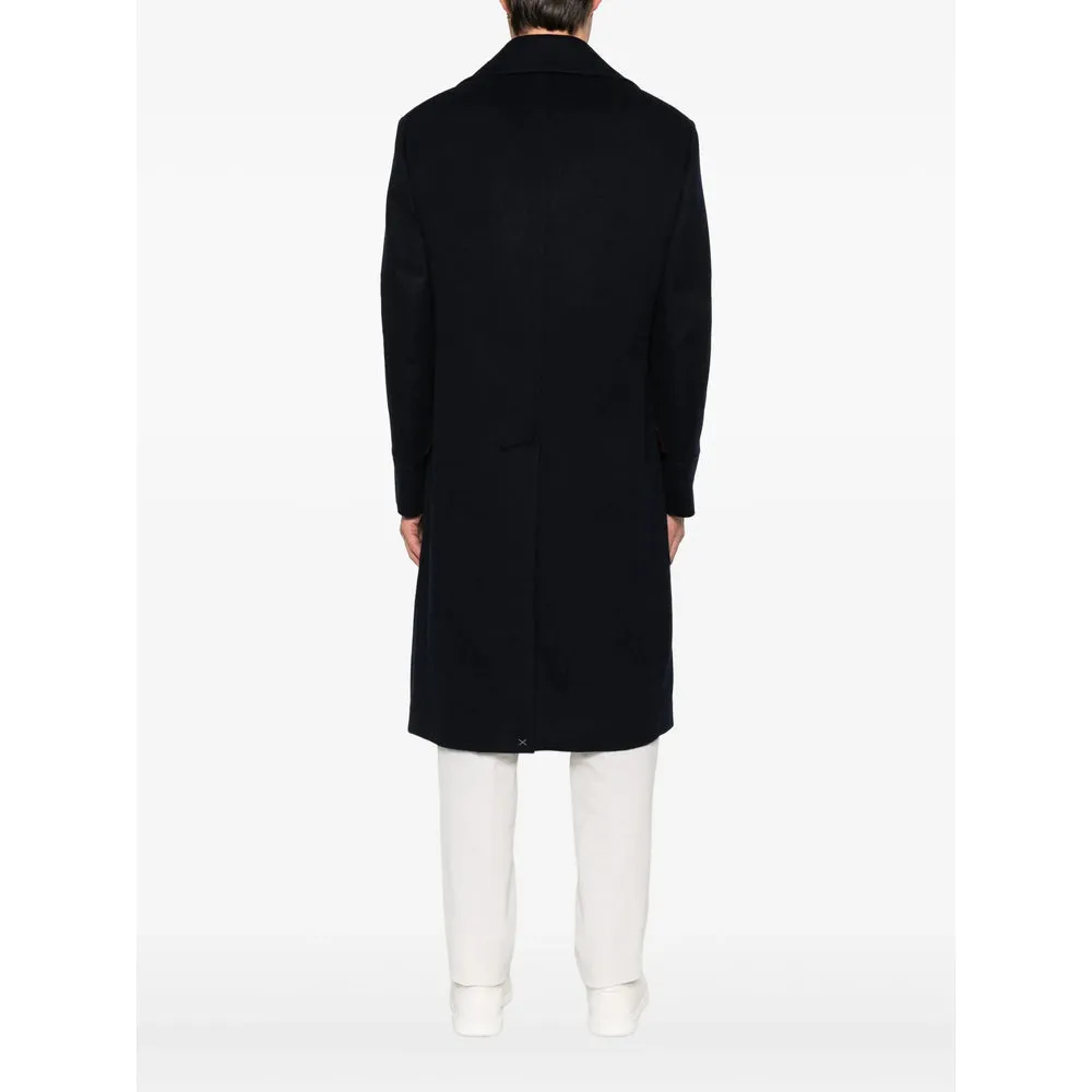 Brunello Cucinelli Navy Blue Coat sold by Lord & Taylor product image thumbnail 3