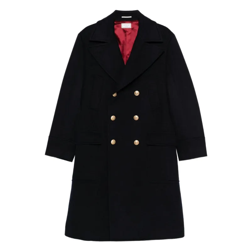 Brunello Cucinelli Navy Blue Coat sold by Lord & Taylor