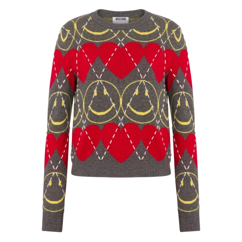 Moschino Smiley Face Sweater sold by Lord & Taylor