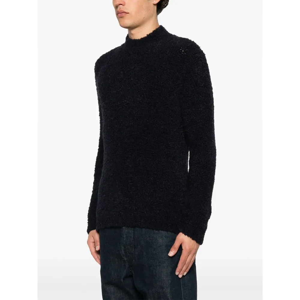 Midnight Blue Mock Neck Sweater sold by Lord & Taylor product image thumbnail 2