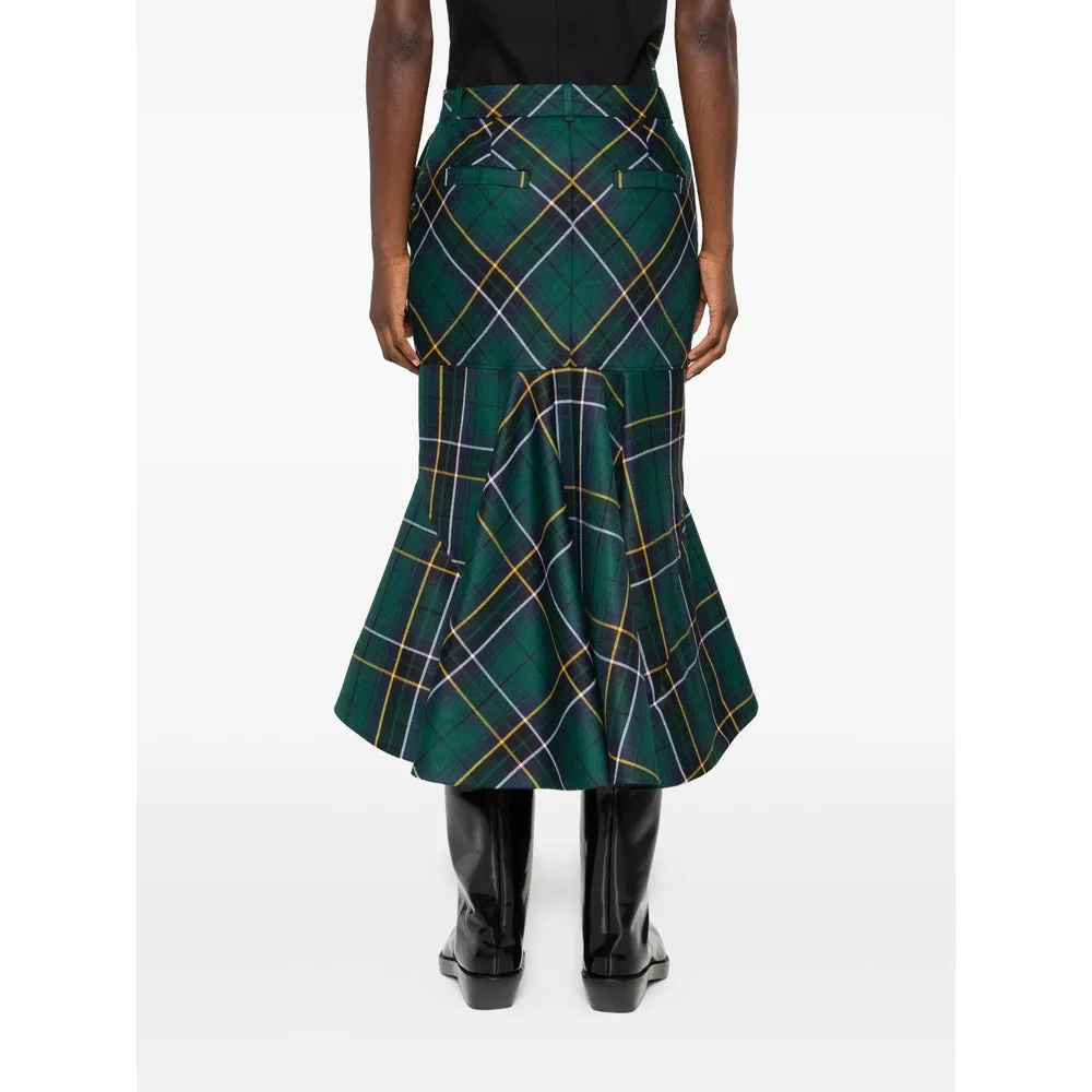 Alexander McQueen Dark Green Flared Pants sold by Lord & Taylor product image thumbnail 5