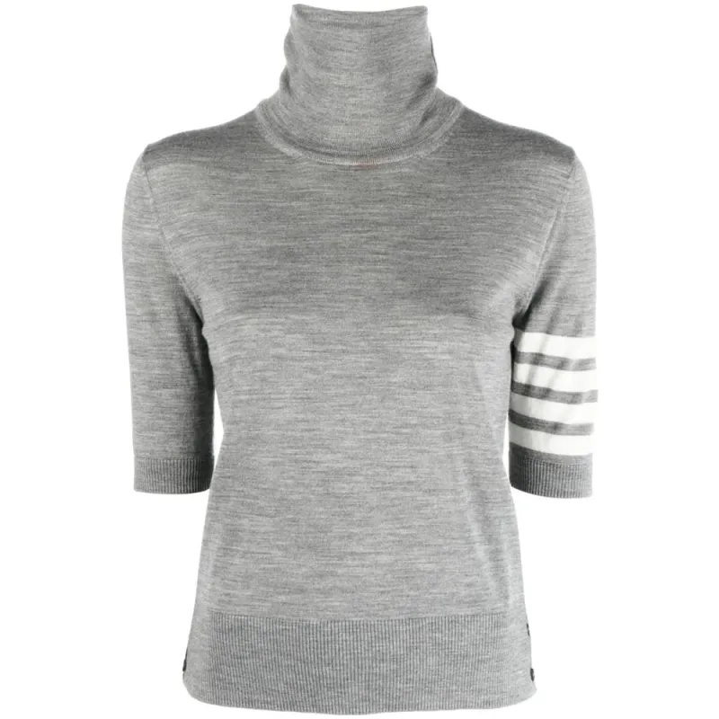 Thom Browne Light Grey Sweater sold by Lord & Taylor