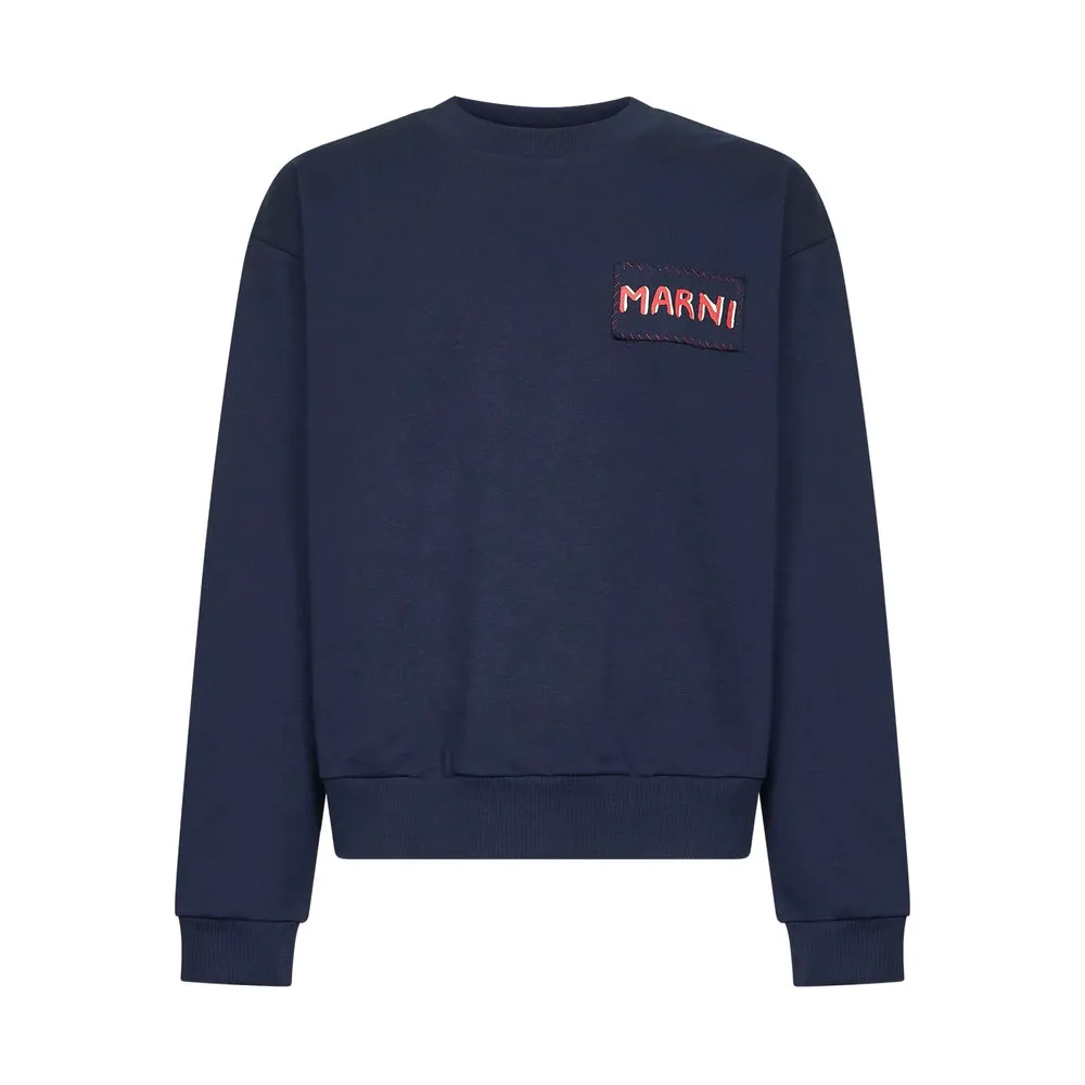 Marni Dark Blue Sweatshirt sold by Lord & Taylor