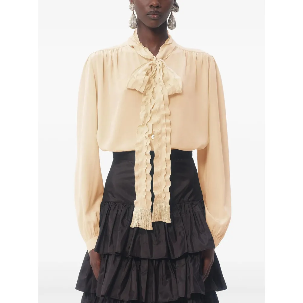 Valentino Silk Blouse with Pussy-Bow sold by Lord & Taylor product image thumbnail 4