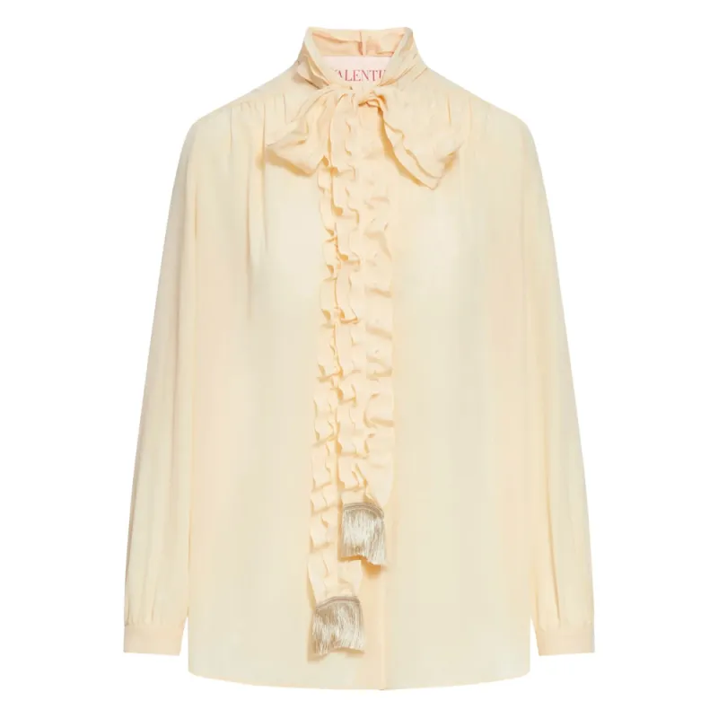 Valentino Silk Blouse with Pussy-Bow sold by Lord & Taylor