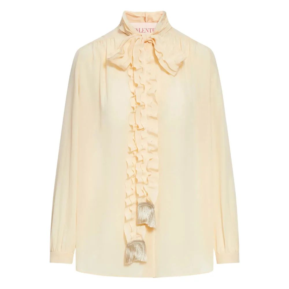 Valentino Silk Blouse with Pussy-Bow sold by Lord & Taylor