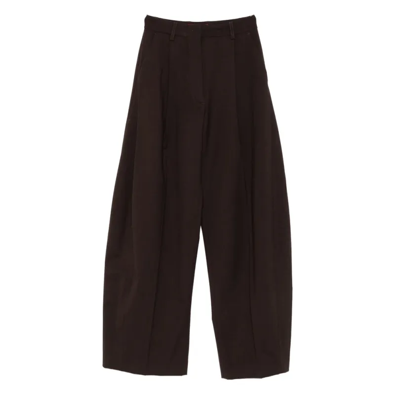 TheLatest Brown Pleated Wide Leg Trousers sold by Lord & Taylor